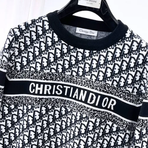 Replica Christian Dior Sweaters Long Sleeved For Men #1419182 $85.00 USD for Wholesale