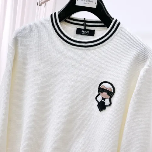 Replica Fendi Sweaters Long Sleeved For Men #1419187 $85.00 USD for Wholesale