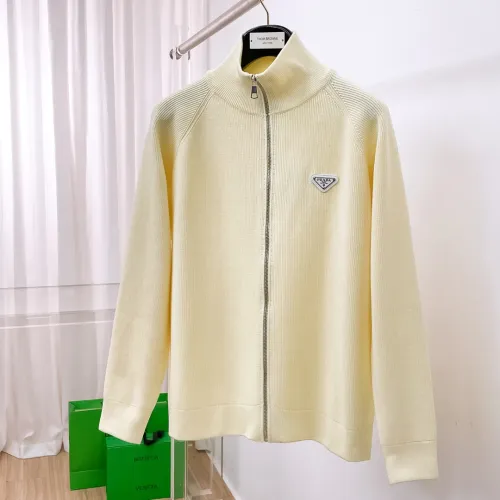 Prada Sweaters Long Sleeved For Men #1419195 $122.00 USD, Wholesale Replica Prada Sweaters