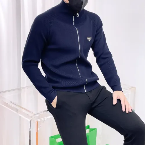 Replica Prada Sweaters Long Sleeved For Men #1419196 $122.00 USD for Wholesale