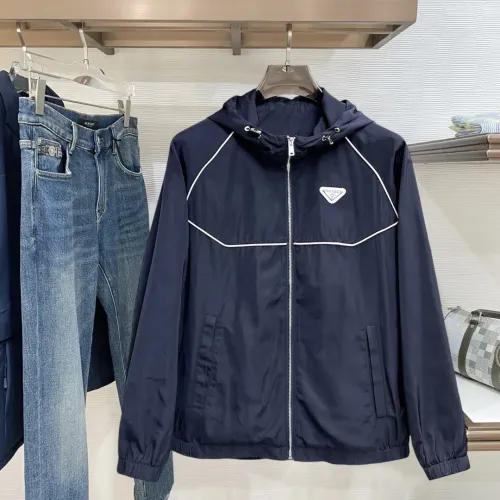 Prada Jackets Long Sleeved For Men #1419228 $128.00 USD, Wholesale Replica Prada Jackets