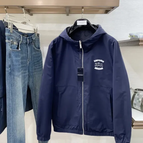 Armani Jackets Long Sleeved For Men #1419239 $132.00 USD, Wholesale Replica Armani Jackets