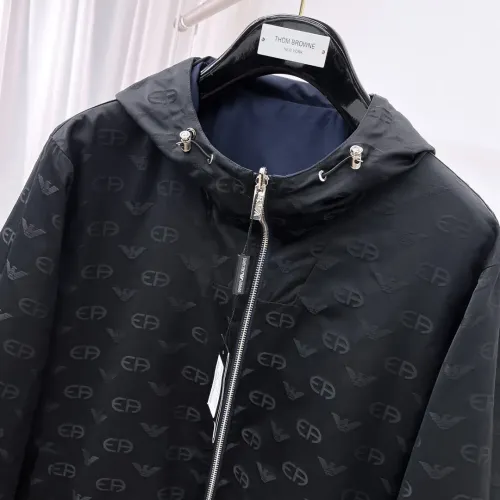 Replica Armani Jackets Long Sleeved For Men #1419239 $132.00 USD for Wholesale
