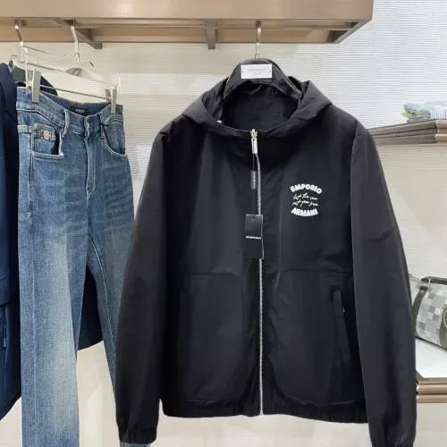 Armani Jackets Long Sleeved For Men #1419240 $132.00 USD, Wholesale Replica Armani Jackets