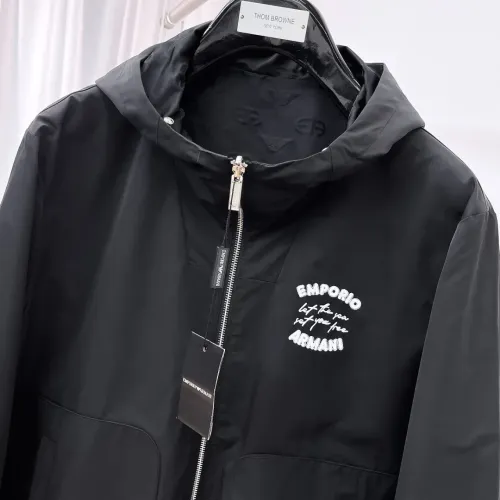 Replica Armani Jackets Long Sleeved For Men #1419240 $132.00 USD for Wholesale