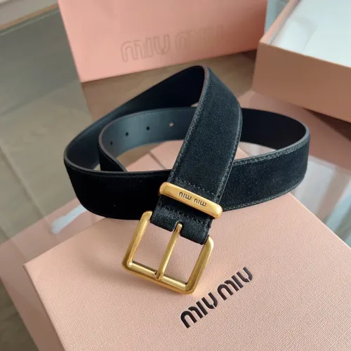 MIU MIU AAA Quality Belts In 3.5cm For Unisex #1419241 $56.00 USD, Wholesale Replica MIU MIU AAA Quality Belts