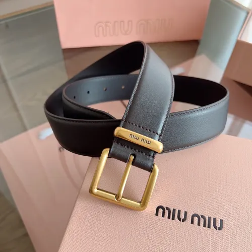 MIU MIU AAA Quality Belts In 3.5cm For Unisex #1419243 $56.00 USD, Wholesale Replica MIU MIU AAA Quality Belts