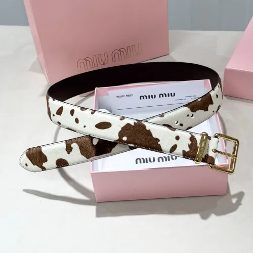 MIU MIU AAA Quality Belts In 3.5cm For Unisex #1419246 $56.00 USD, Wholesale Replica MIU MIU AAA Quality Belts