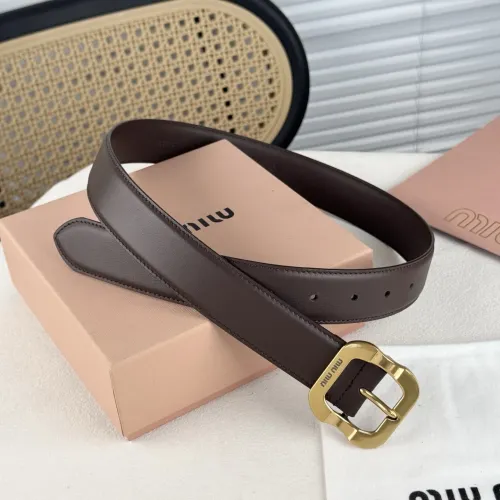 Replica MIU MIU AAA Quality Belts In 3.5cm For Unisex #1419252 $56.00 USD for Wholesale