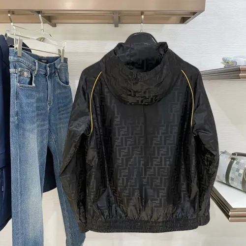 Replica Fendi Jackets Long Sleeved For Men #1419258 $132.00 USD for Wholesale