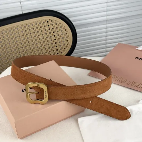 Replica MIU MIU AAA Quality Belts In 3.5cm For Unisex #1419262 $56.00 USD for Wholesale