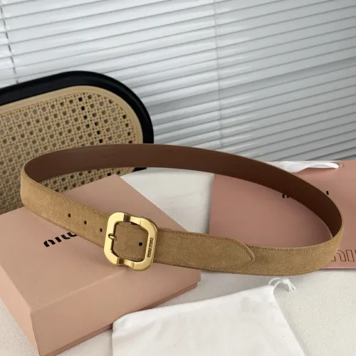 MIU MIU AAA Quality Belts In 3.5cm For Unisex #1419263 $56.00 USD, Wholesale Replica MIU MIU AAA Quality Belts