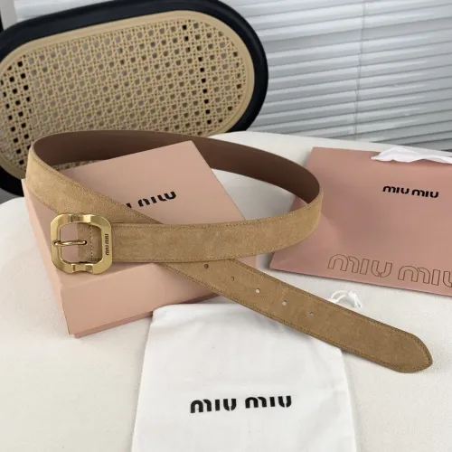 Replica MIU MIU AAA Quality Belts In 3.5cm For Unisex #1419263 $56.00 USD for Wholesale