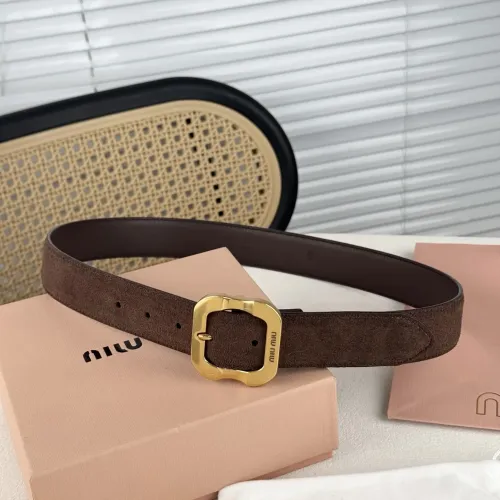 MIU MIU AAA Quality Belts In 3.5cm For Unisex #1419264 $56.00 USD, Wholesale Replica MIU MIU AAA Quality Belts