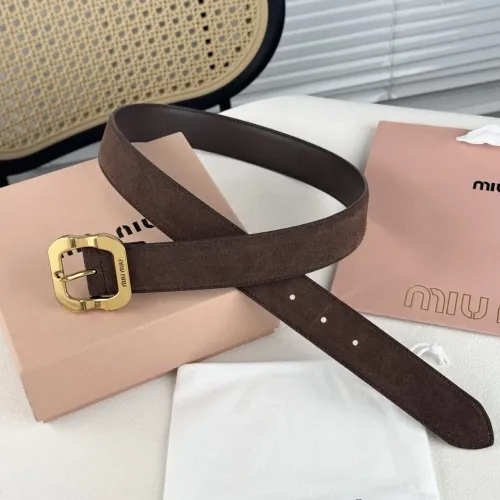 Replica MIU MIU AAA Quality Belts In 3.5cm For Unisex #1419264 $56.00 USD for Wholesale