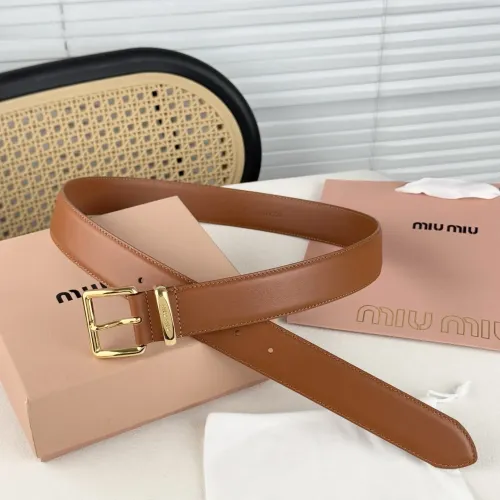 MIU MIU AAA Quality Belts In 3.5cm For Unisex #1419276 $56.00 USD, Wholesale Replica MIU MIU AAA Quality Belts