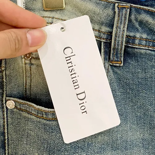Replica Christian Dior Jeans For Men #1419292 $85.00 USD for Wholesale