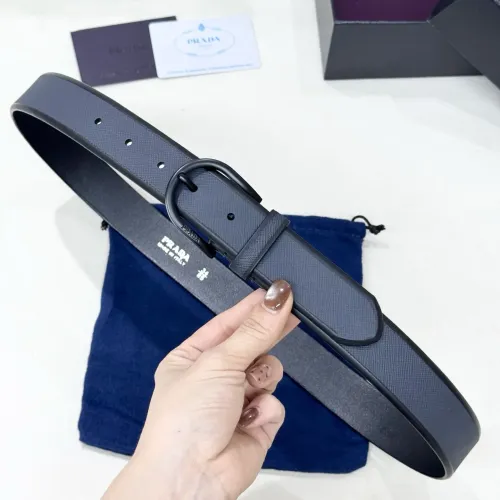 Prada AAA Quality Belts In 3.5cm For Men #1419323 $60.00 USD, Wholesale Replica Prada AAA Quality Belts