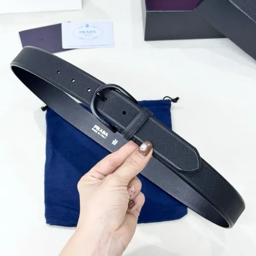 Prada AAA Quality Belts In 3.5cm For Men #1419330 $60.00 USD, Wholesale Replica Prada AAA Quality Belts
