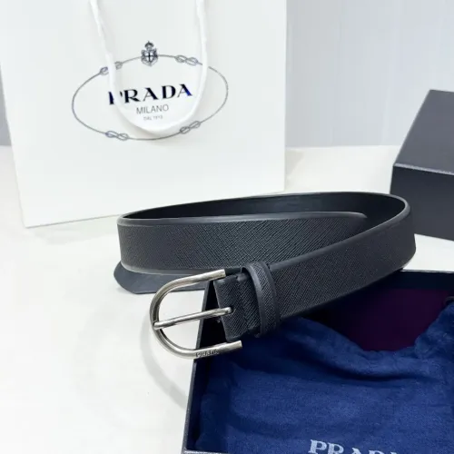 Replica Prada AAA Quality Belts In 3.5cm For Men #1419333 $60.00 USD for Wholesale