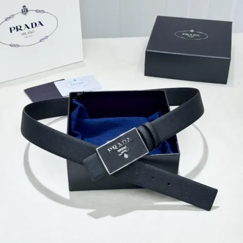 Prada AAA Quality Belts In 3.5cm For Men #1419412 $60.00 USD, Wholesale Replica Prada AAA Quality Belts