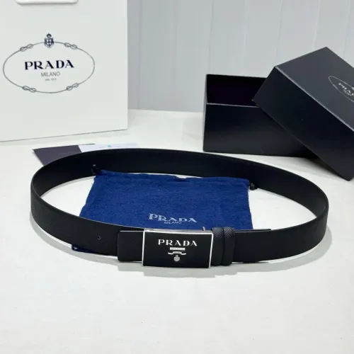 Replica Prada AAA Quality Belts In 3.5cm For Men #1419412 $60.00 USD for Wholesale