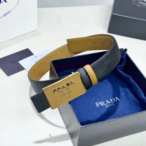 Prada AAA Quality Belts In 3.5cm For Men #1419424 $60.00 USD, Wholesale Replica Prada AAA Quality Belts