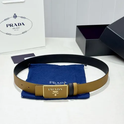 Replica Prada AAA Quality Belts In 3.5cm For Men #1419424 $60.00 USD for Wholesale