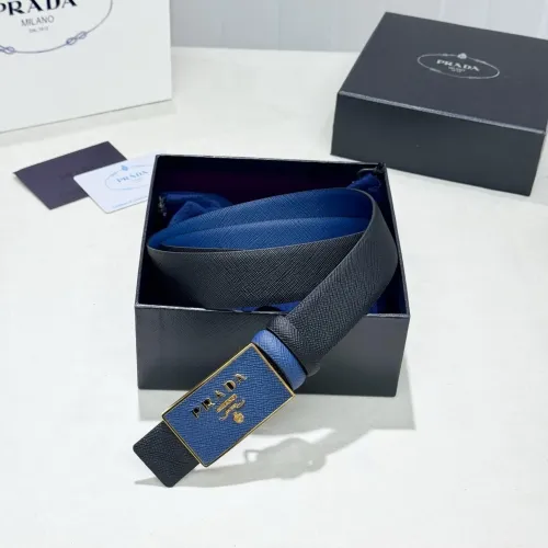 Prada AAA Quality Belts In 3.5cm For Men #1419425 $60.00 USD, Wholesale Replica Prada AAA Quality Belts