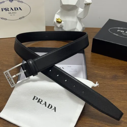 Prada AAA Quality Belts In 3.5cm For Men #1419429 $60.00 USD, Wholesale Replica Prada AAA Quality Belts