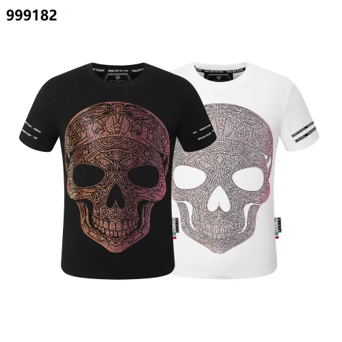 Replica Philipp Plein PP Oversize T-Shirts Short Sleeved For Men #1419434 $29.00 USD for Wholesale