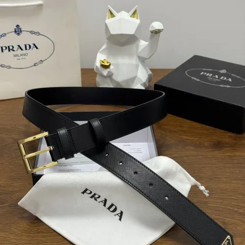 Prada AAA Quality Belts In 3.5cm For Men #1419441 $60.00 USD, Wholesale Replica Prada AAA Quality Belts