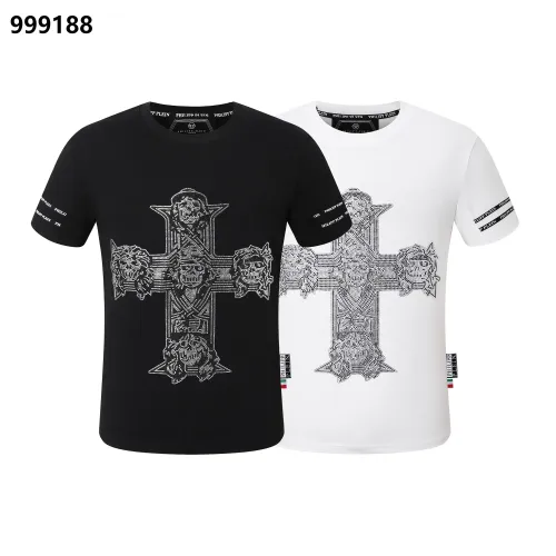 Replica Philipp Plein PP Oversize T-Shirts Short Sleeved For Men #1419449 $29.00 USD for Wholesale