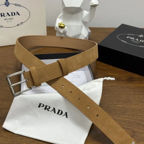 Prada AAA Quality Belts In 3.5cm For Men #1419456 $60.00 USD, Wholesale Replica Prada AAA Quality Belts