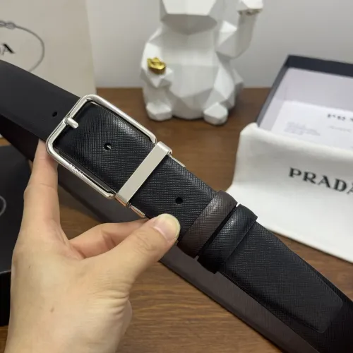 Prada AAA Quality Belts In 3.5cm For Men #1419502 $60.00 USD, Wholesale Replica Prada AAA Quality Belts