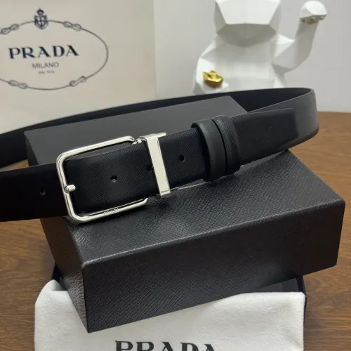 Replica Prada AAA Quality Belts In 3.5cm For Men #1419503 $60.00 USD for Wholesale