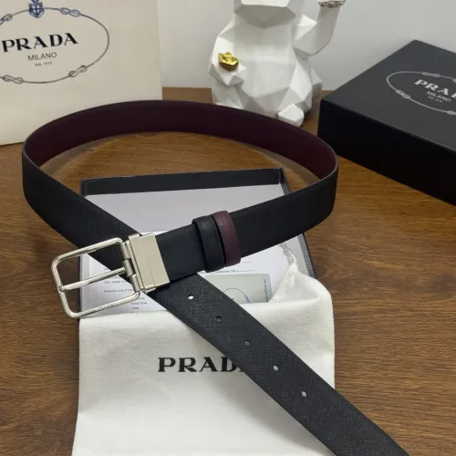 Prada AAA Quality Belts In 3.5cm For Men #1419504 $60.00 USD, Wholesale Replica Prada AAA Quality Belts