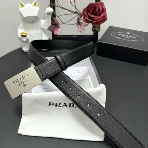 Prada AAA Quality Belts In 3.5cm For Men #1419537 $60.00 USD, Wholesale Replica Prada AAA Quality Belts
