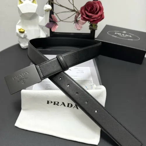 Prada AAA Quality Belts In 3.5cm For Men #1419538 $60.00 USD, Wholesale Replica Prada AAA Quality Belts