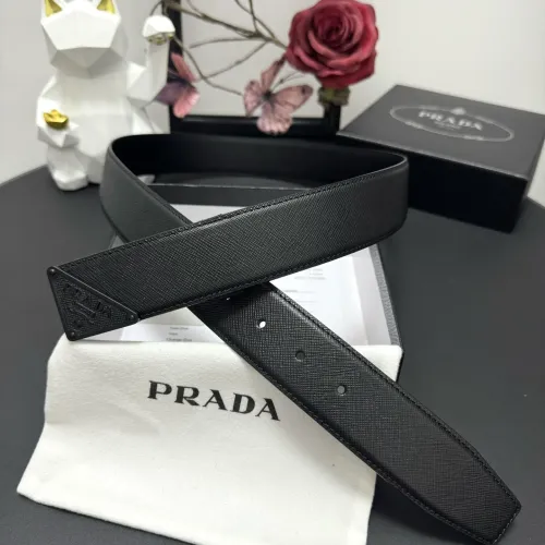 Prada AAA Quality Belts In 3.5cm For Men #1419542 $60.00 USD, Wholesale Replica Prada AAA Quality Belts