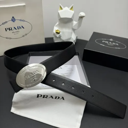 Prada AAA Quality Belts In 3.5cm For Men #1419555 $60.00 USD, Wholesale Replica Prada AAA Quality Belts