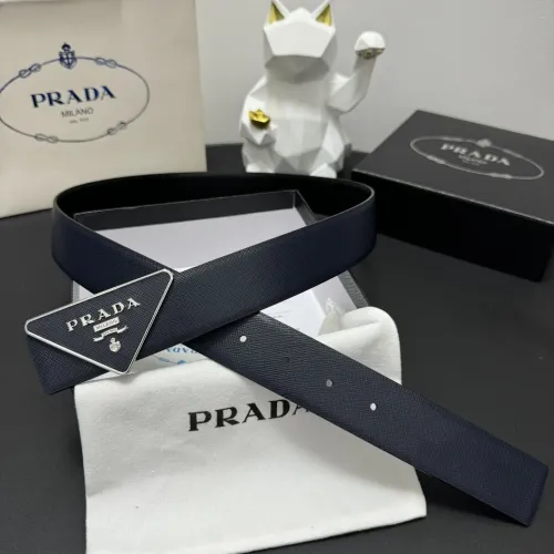 Prada AAA Quality Belts In 3.5cm For Men #1419559 $60.00 USD, Wholesale Replica Prada AAA Quality Belts