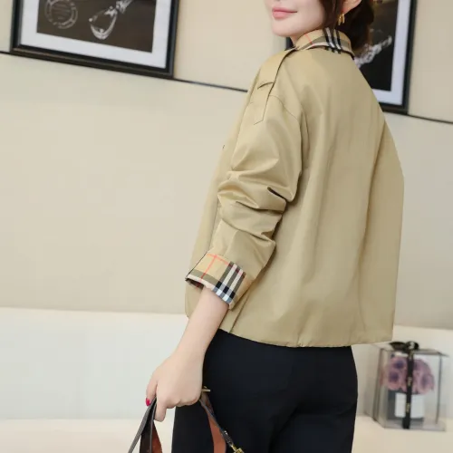 Replica Burberry Trench Coat Long Sleeved For Women #1419561 $132.00 USD for Wholesale