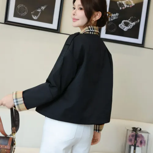 Replica Burberry Trench Coat Long Sleeved For Women #1419566 $132.00 USD for Wholesale
