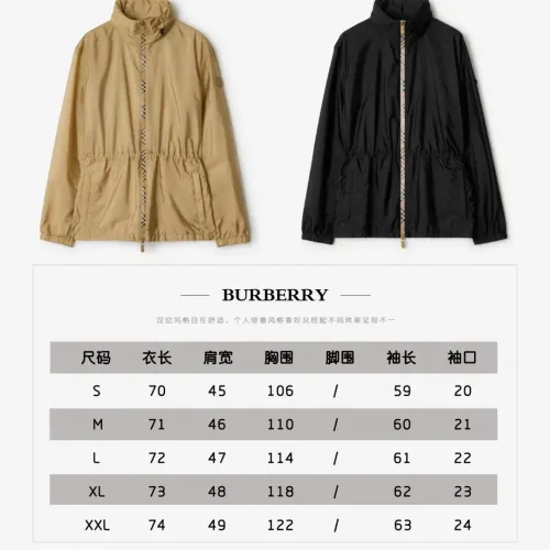 Replica Burberry Jackets Long Sleeved For Women #1419574 $125.00 USD for Wholesale