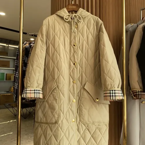Burberry Coats Long Sleeved For Women #1419597 $160.00 USD, Wholesale Replica Burberry Coats
