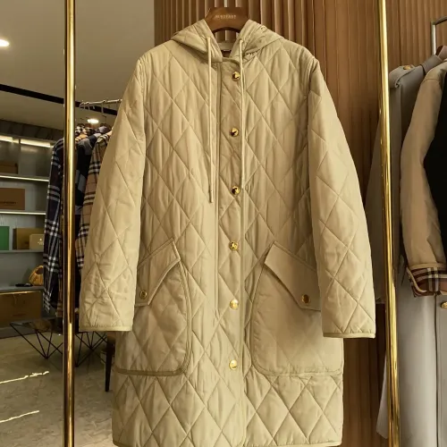 Replica Burberry Coats Long Sleeved For Women #1419597 $160.00 USD for Wholesale