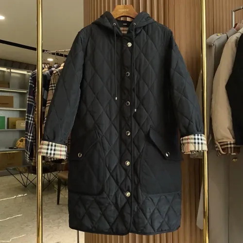 Burberry Coats Long Sleeved For Women #1419598 $160.00 USD, Wholesale Replica Burberry Coats