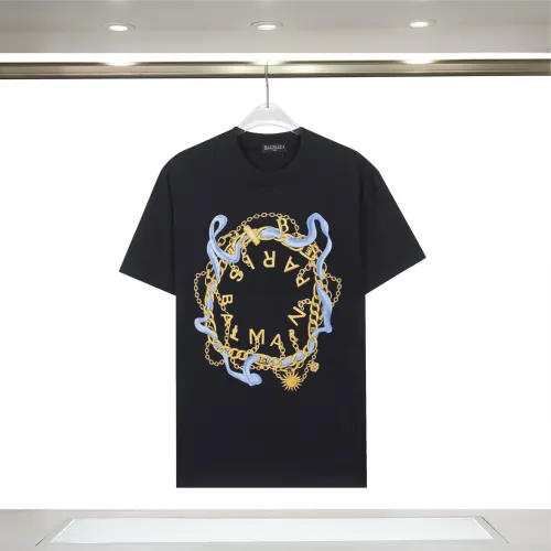 Balmain T-Shirts Short Sleeved For Unisex #1419607 $29.00 USD, Wholesale Replica Balmain T-Shirts