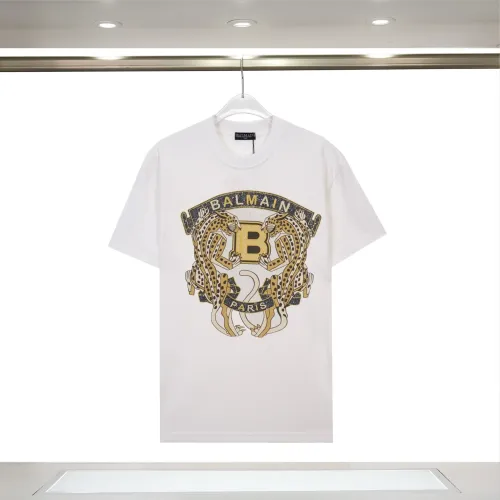 Balmain T-Shirts Short Sleeved For Unisex #1419616 $29.00 USD, Wholesale Replica Balmain T-Shirts